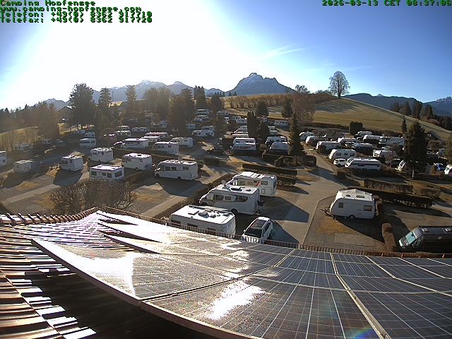 Archived image Webcam Campsite Hopfensee