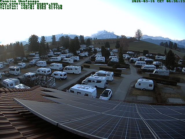 Archiv Foto Webcam Blick auf den Campingplatz am Hopfensee