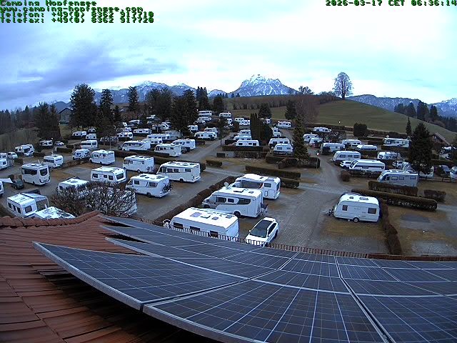 Archiv Foto Webcam Blick auf den Campingplatz am Hopfensee