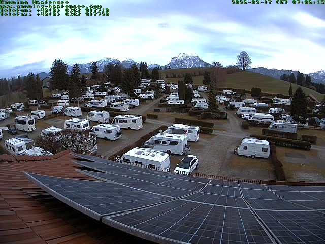 Archiv Foto Webcam Blick auf den Campingplatz am Hopfensee
