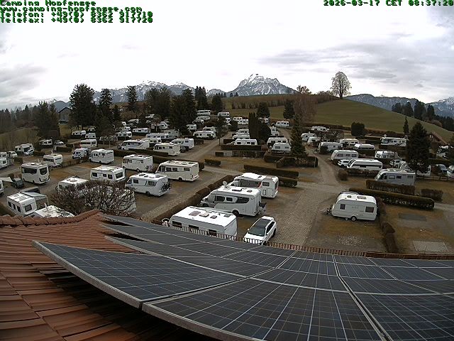 Archiv Foto Webcam Blick auf den Campingplatz am Hopfensee