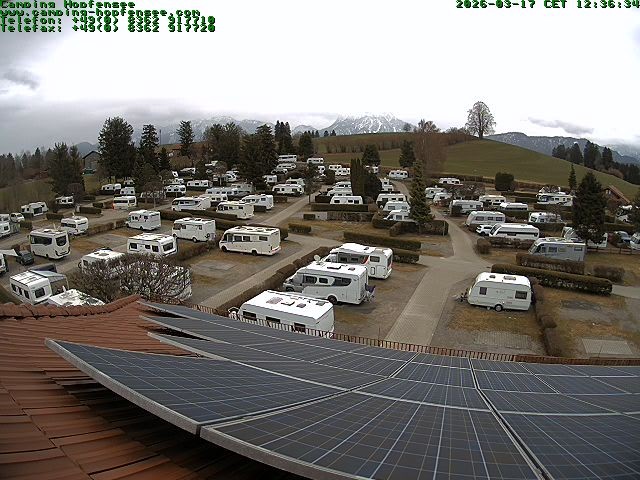 Archiv Foto Webcam Blick auf den Campingplatz am Hopfensee