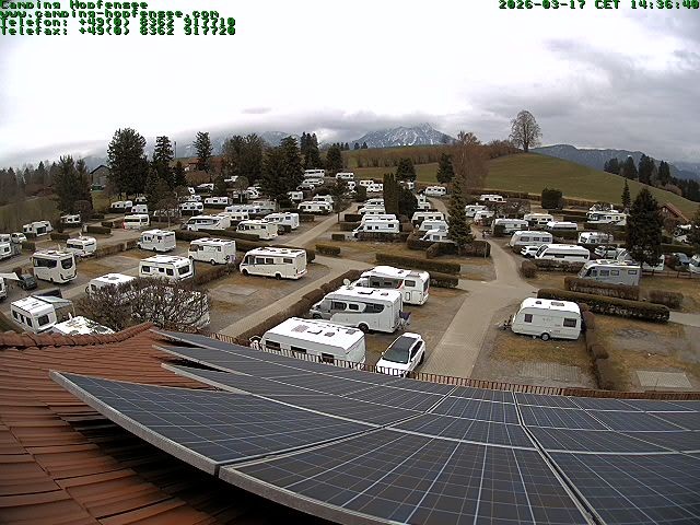 Archiv Foto Webcam Blick auf den Campingplatz am Hopfensee