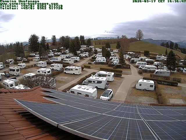Archiv Foto Webcam Blick auf den Campingplatz am Hopfensee