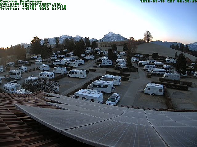 Archiv Foto Webcam Blick auf den Campingplatz am Hopfensee