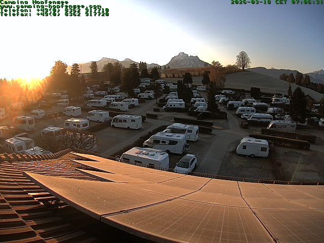 Archived image Webcam Campsite Hopfensee