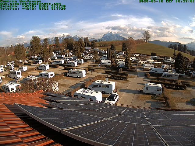 Archiv Foto Webcam Blick auf den Campingplatz am Hopfensee