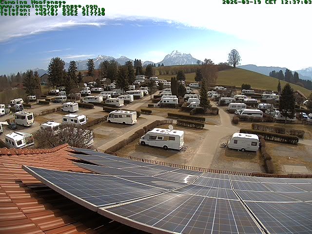 Archiv Foto Webcam Blick auf den Campingplatz am Hopfensee