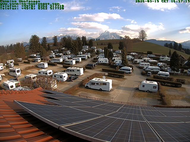 Archiv Foto Webcam Blick auf den Campingplatz am Hopfensee