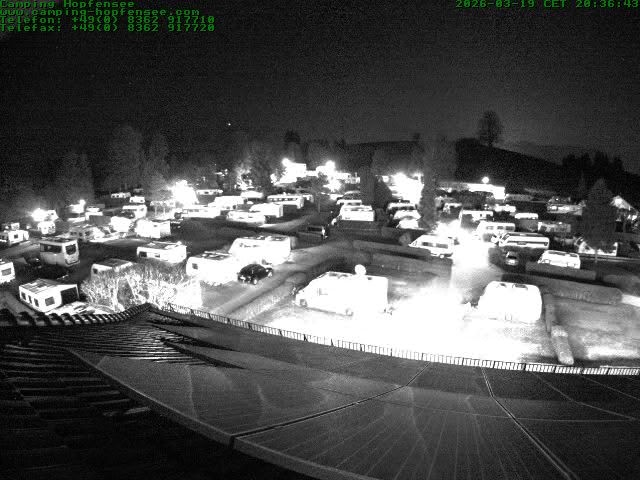 Archiv Foto Webcam Blick auf den Campingplatz am Hopfensee