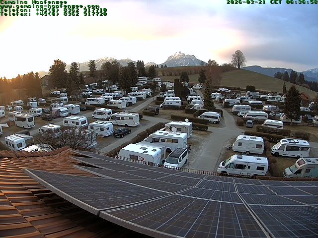 Archived image Webcam Campsite Hopfensee