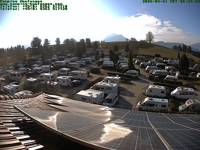 Archived image Webcam Campsite Hopfensee