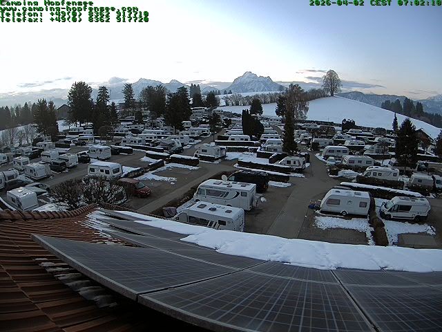 Archiv Foto Webcam Blick auf den Campingplatz am Hopfensee