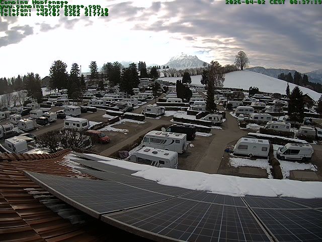 Archiv Foto Webcam Blick auf den Campingplatz am Hopfensee