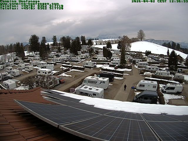 Archiv Foto Webcam Blick auf den Campingplatz am Hopfensee