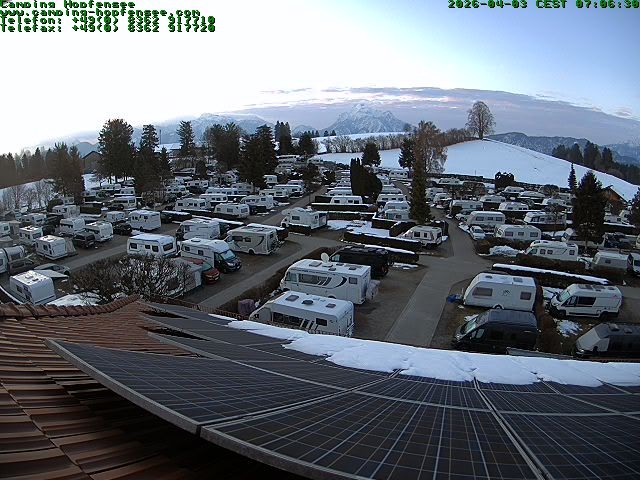 Archived image Webcam Campsite Hopfensee