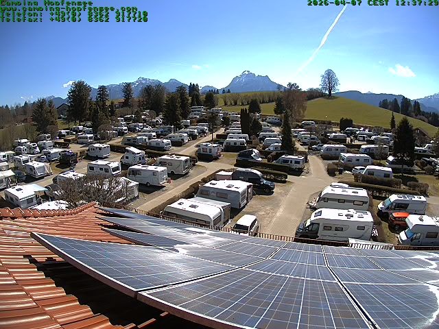 Archiv Foto Webcam Blick auf den Campingplatz am Hopfensee