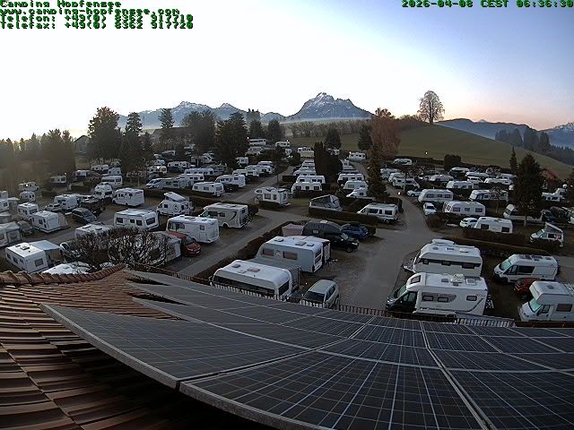 Archived image Webcam Campsite Hopfensee