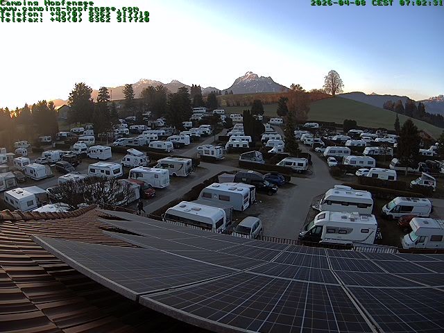 Archived image Webcam Campsite Hopfensee