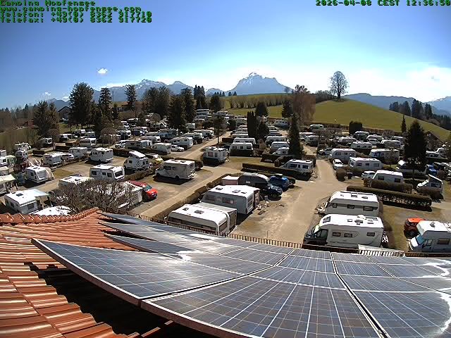 Archiv Foto Webcam Blick auf den Campingplatz am Hopfensee