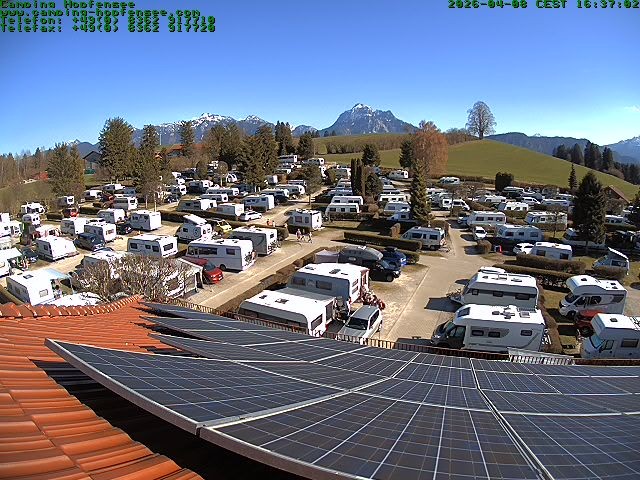 Archiv Foto Webcam Blick auf den Campingplatz am Hopfensee