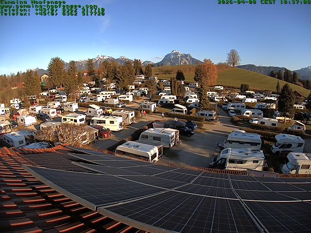 Archiv Foto Webcam Blick auf den Campingplatz am Hopfensee