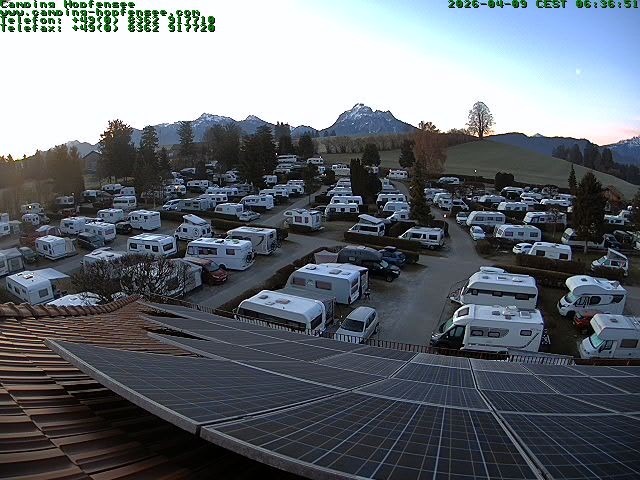 Archiv Foto Webcam Blick auf den Campingplatz am Hopfensee
