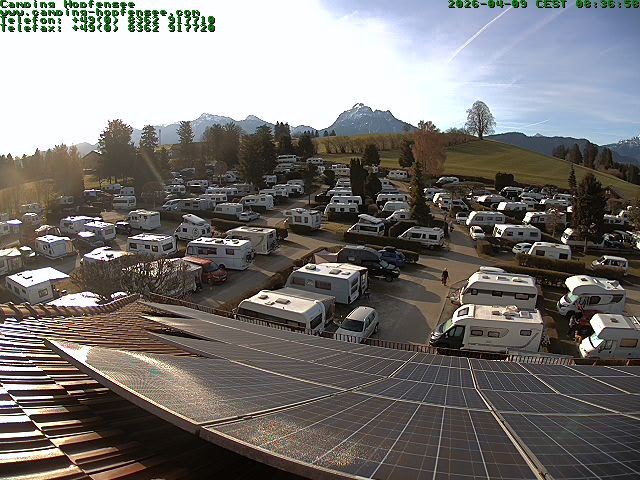 Archiv Foto Webcam Blick auf den Campingplatz am Hopfensee