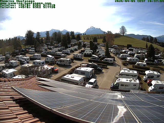 Archiv Foto Webcam Blick auf den Campingplatz am Hopfensee