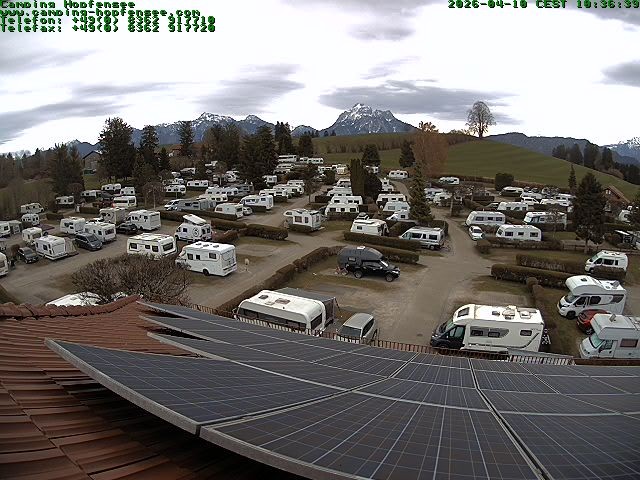 Archiv Foto Webcam Blick auf den Campingplatz am Hopfensee