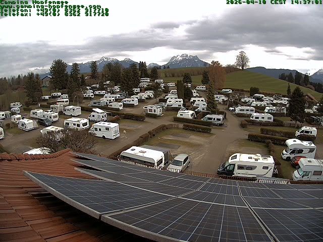 Archiv Foto Webcam Blick auf den Campingplatz am Hopfensee