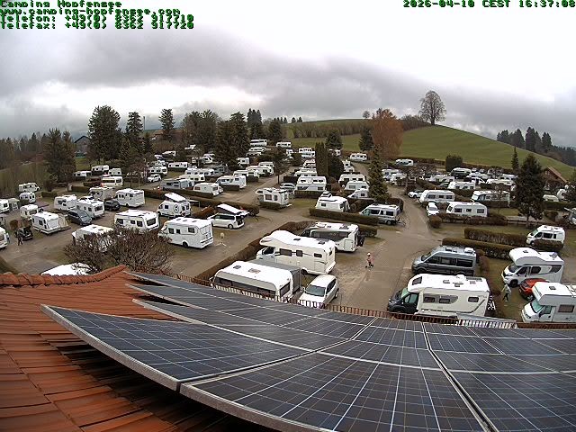 Archiv Foto Webcam Blick auf den Campingplatz am Hopfensee