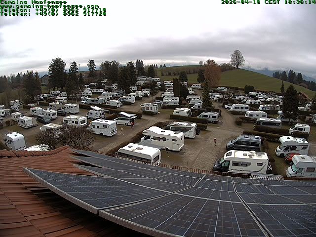 Archiv Foto Webcam Blick auf den Campingplatz am Hopfensee