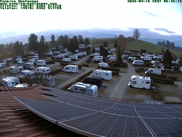 Archived image Webcam Campsite Hopfensee