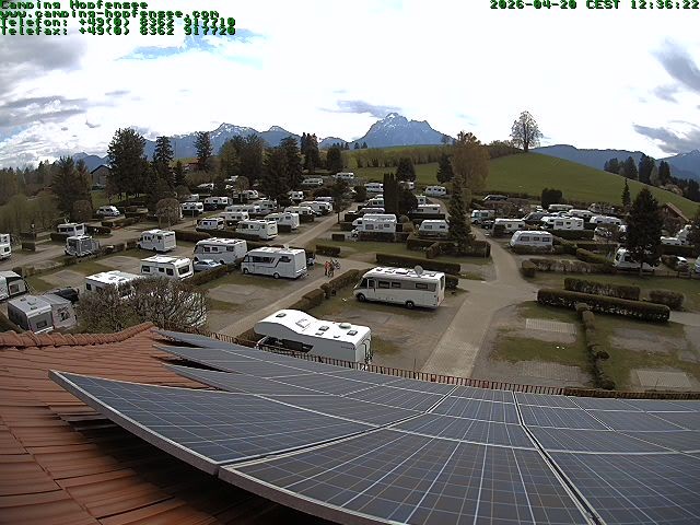 Archived image Webcam Campsite Hopfensee