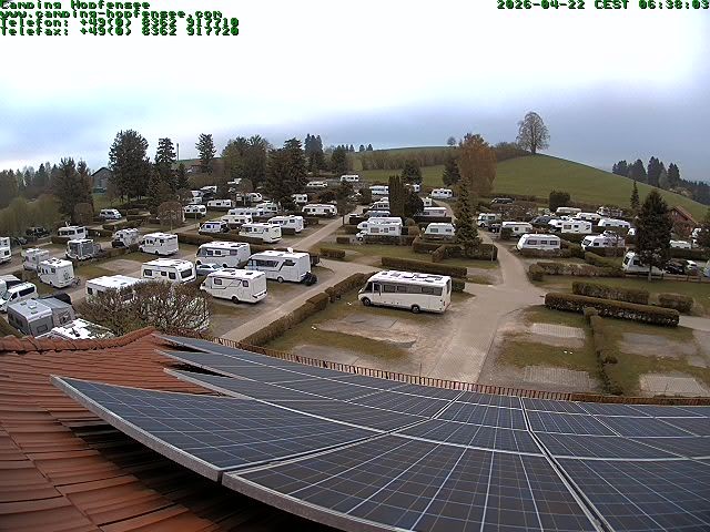 Archiv Foto Webcam Blick auf den Campingplatz am Hopfensee