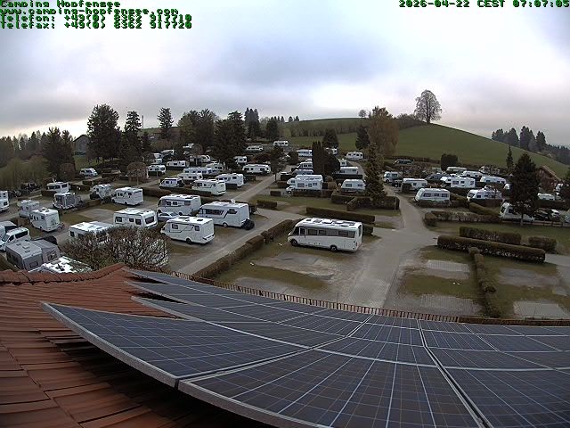 Archiv Foto Webcam Blick auf den Campingplatz am Hopfensee