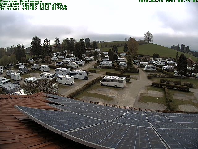 Archiv Foto Webcam Blick auf den Campingplatz am Hopfensee
