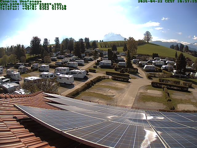 Archiv Foto Webcam Blick auf den Campingplatz am Hopfensee