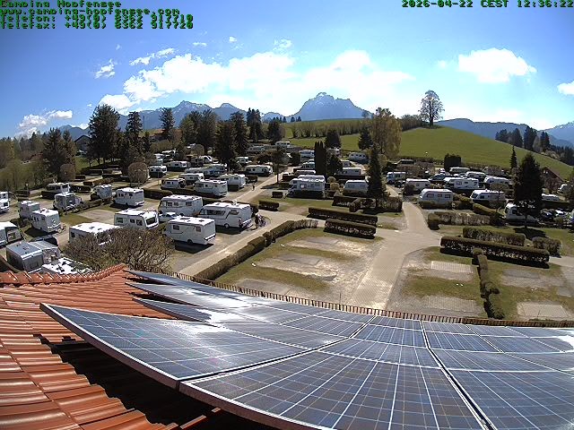 Archiv Foto Webcam Blick auf den Campingplatz am Hopfensee
