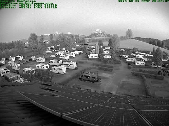 Archiv Foto Webcam Blick auf den Campingplatz am Hopfensee