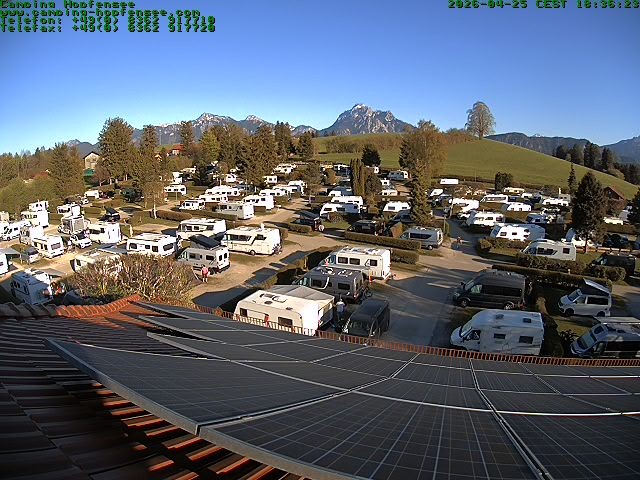 Archiv Foto Webcam Blick auf den Campingplatz am Hopfensee