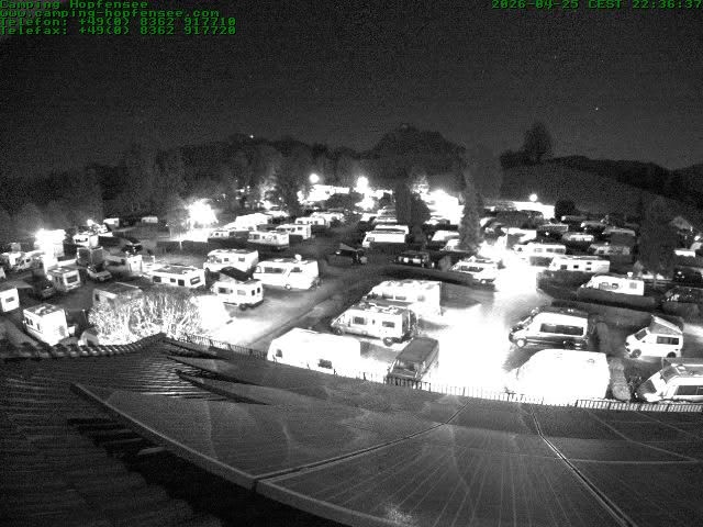 Archiv Foto Webcam Blick auf den Campingplatz am Hopfensee