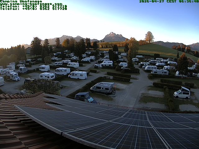 Archiv Foto Webcam Blick auf den Campingplatz am Hopfensee