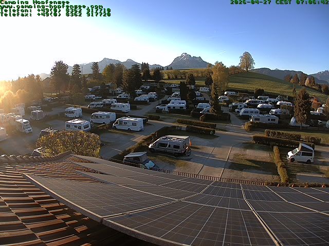 Archiv Foto Webcam Blick auf den Campingplatz am Hopfensee