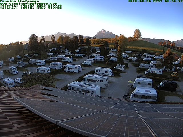 Archiv Foto Webcam Blick auf den Campingplatz am Hopfensee