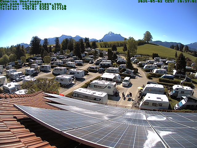 Archived image Webcam Campsite Hopfensee