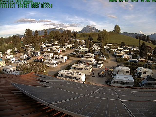 Archived image Webcam Campsite Hopfensee