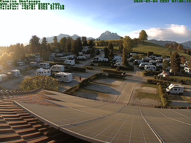 Archiv Foto Webcam Blick auf den Campingplatz am Hopfensee
