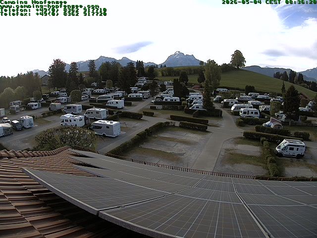 Archiv Foto Webcam Blick auf den Campingplatz am Hopfensee